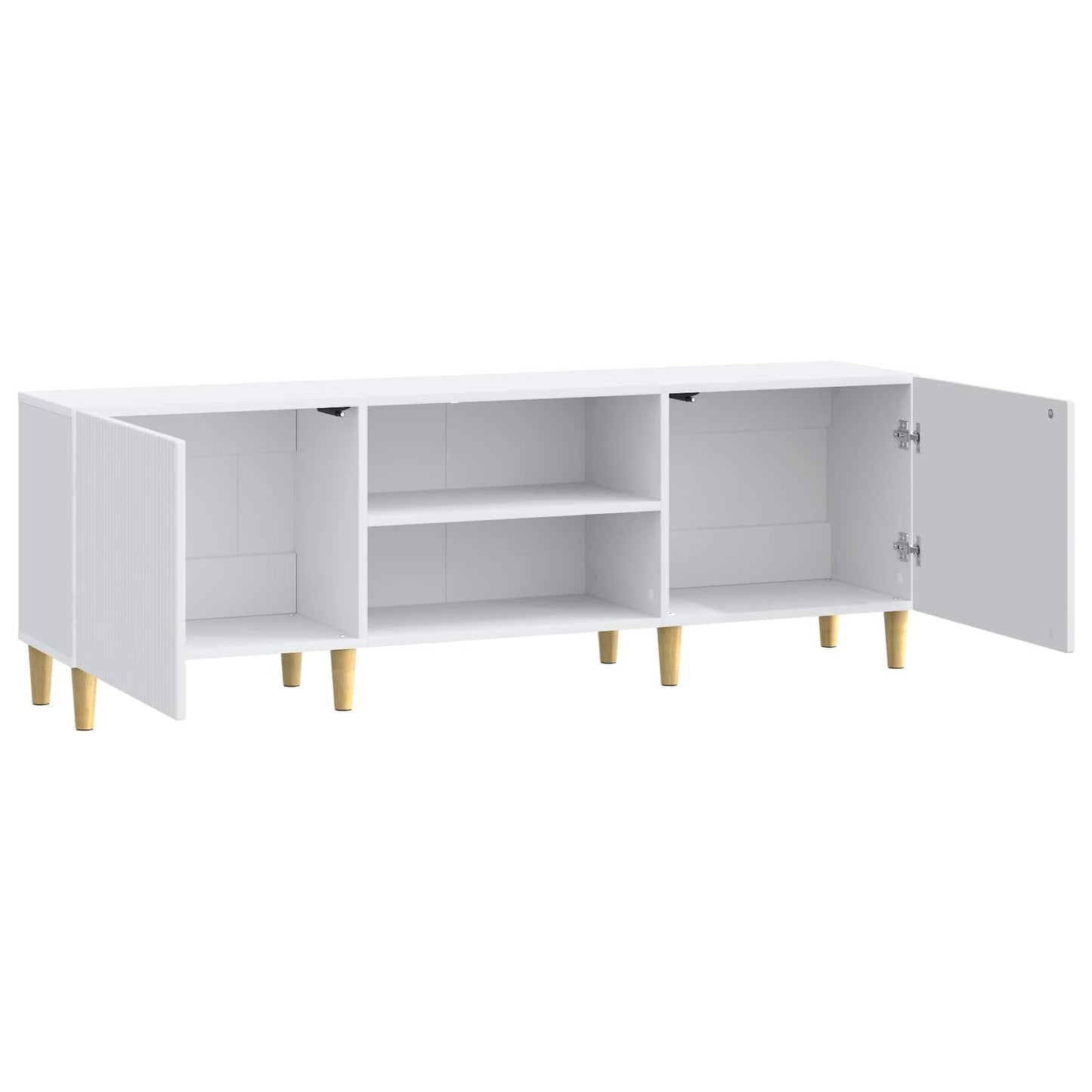 TV-skab Hvid 150 x 31 x 50 cm Konstrueret træ