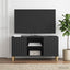 TV-skab Sort 102 x 34,5 x 50 cm Konstrueret træ