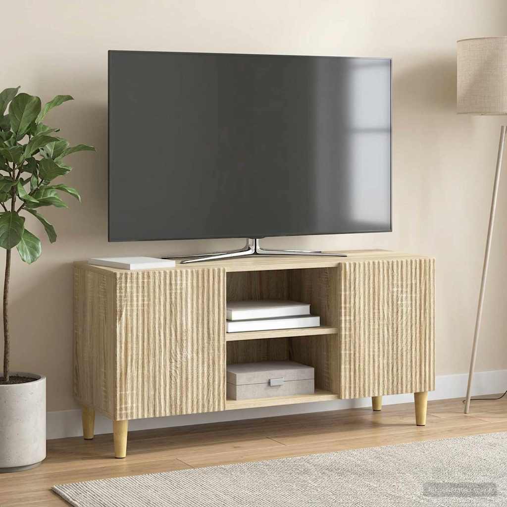 TV-skab Sonoma-eg 102 x 34,5 x 50 cm Konstrueret træ