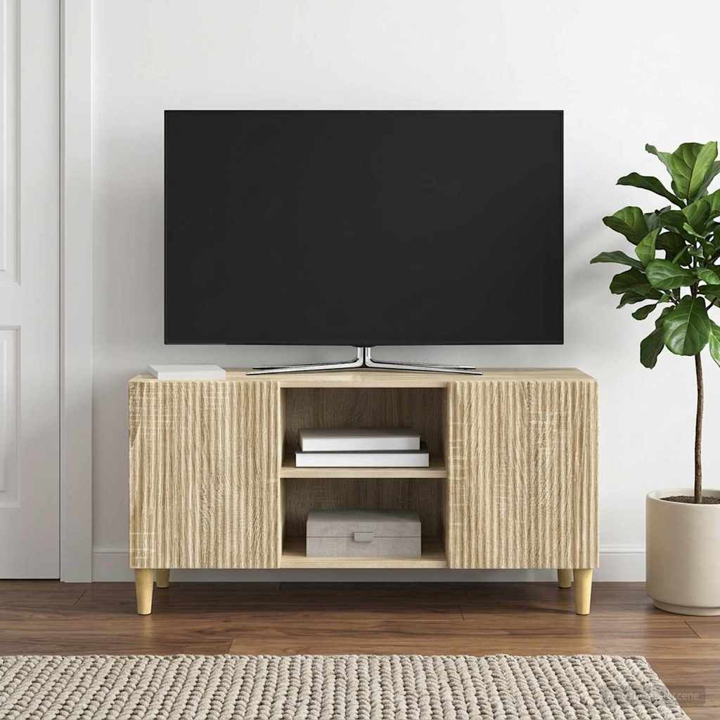 TV-skab Sonoma-eg 102 x 34,5 x 50 cm Konstrueret træ