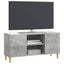 TV-skab Betongrå 102 x 34,5 x 50 cm Konstrueret træ
