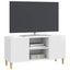 TV-skab Hvid højglans 102 x 34,5 x 50 cm Konstrueret træ