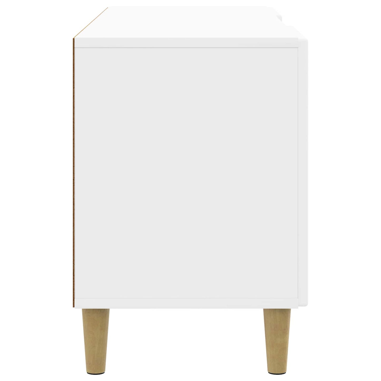 TV-skab Hvid højglans 102 x 34,5 x 50 cm Konstrueret træ