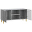 TV-skab Grå sonoma-eg 102 x 34,5 x 50 cm Konstrueret træ