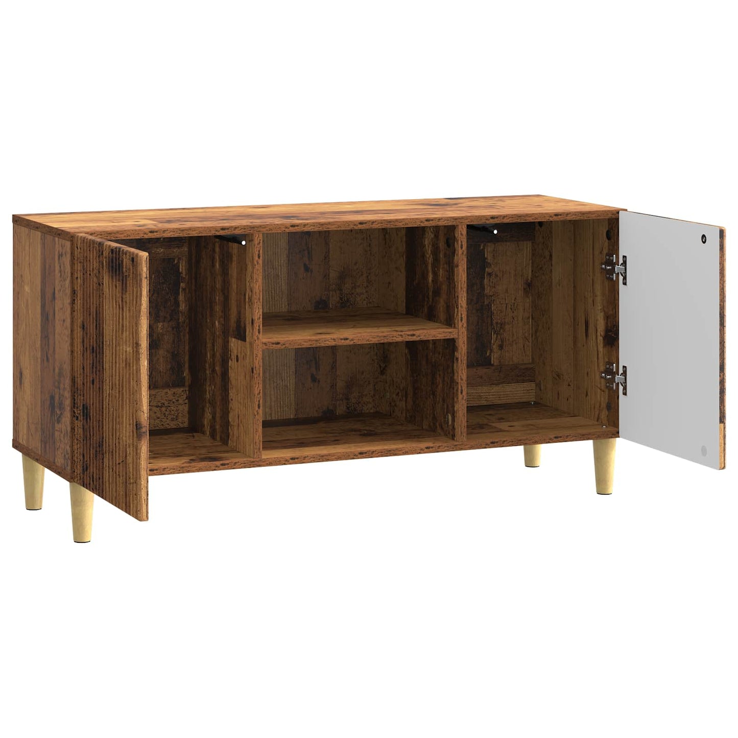 TV-skab Gammelt træ 102 x 34,5 x 50 cm Konstrueret træ