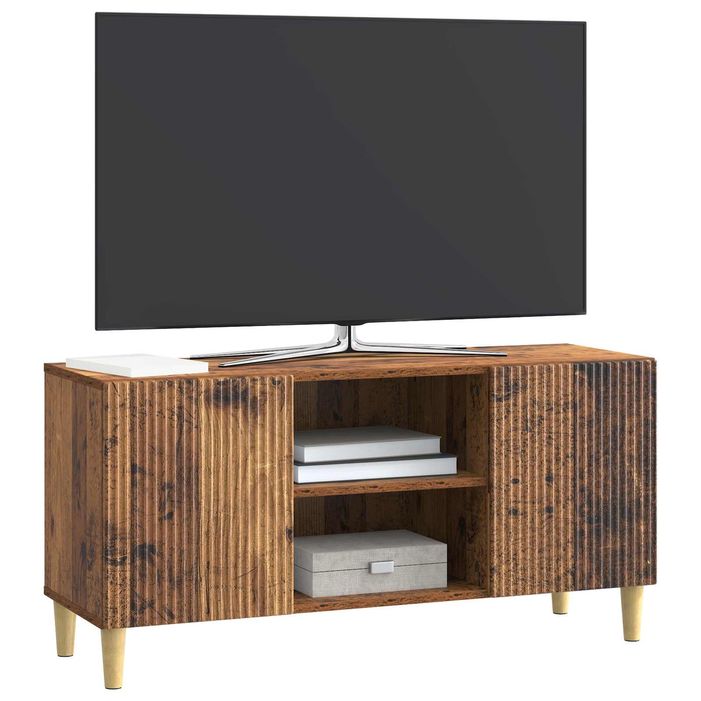 TV-skab Gammelt træ 102 x 34,5 x 50 cm Konstrueret træ