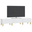 TV-skab med skuffe Hvid 147 x 34,5 x 30 cm Konstrueret træ