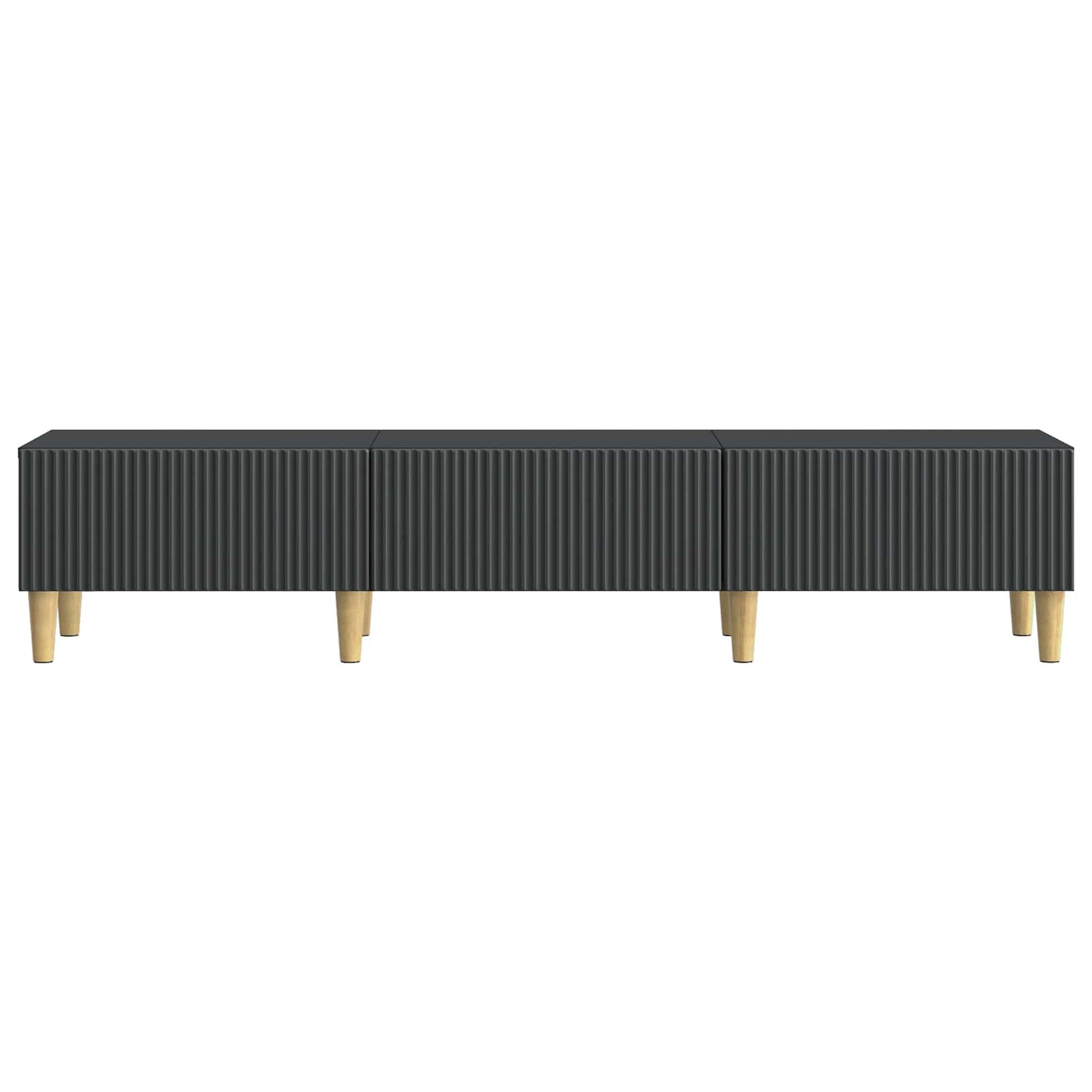 TV-skab med skuffe Sort 147 x 34,5 x 30 cm Konstrueret træ