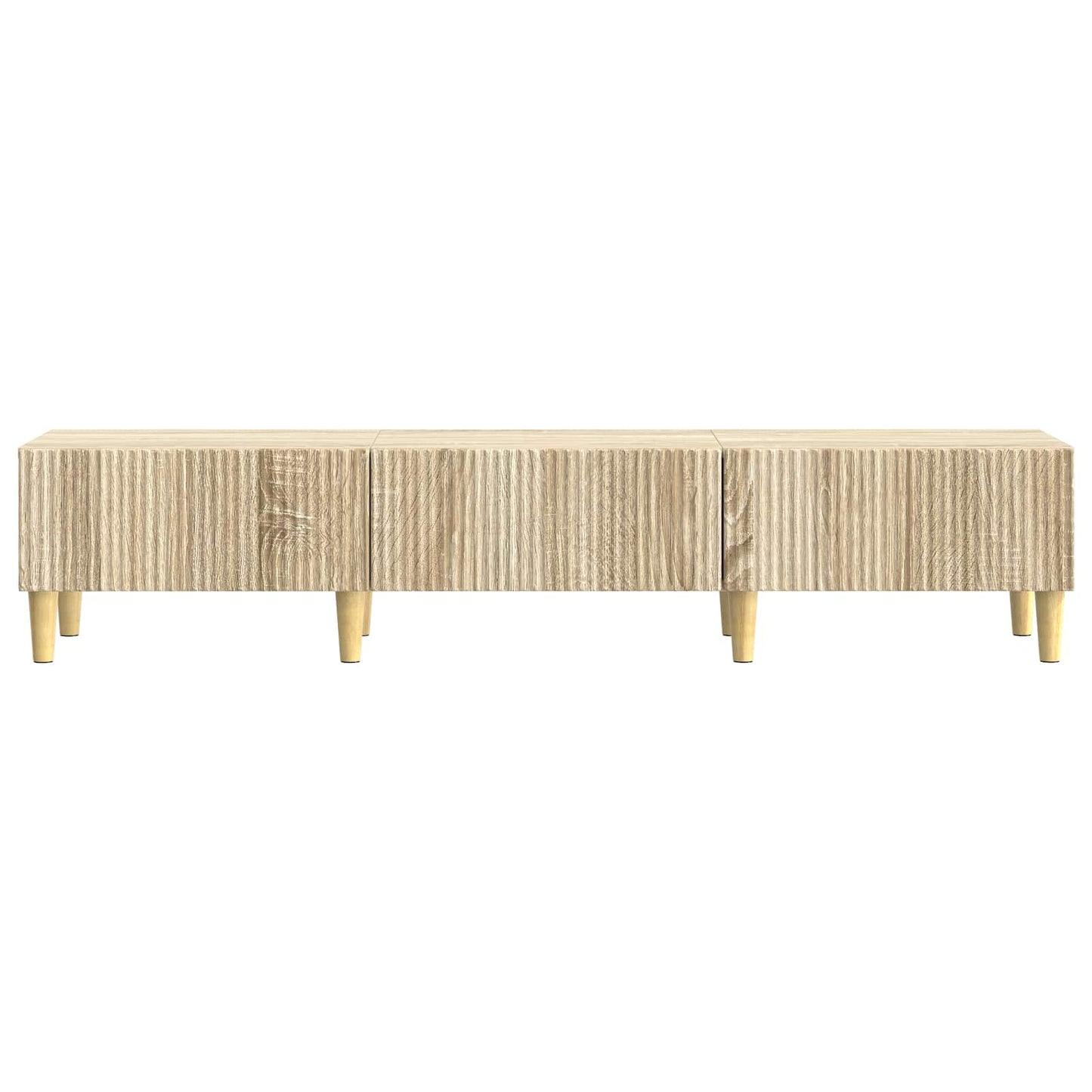 TV-skab med skuffe Sonoma-eg 147 x 34,5 x 30 cm Konstrueret træ
