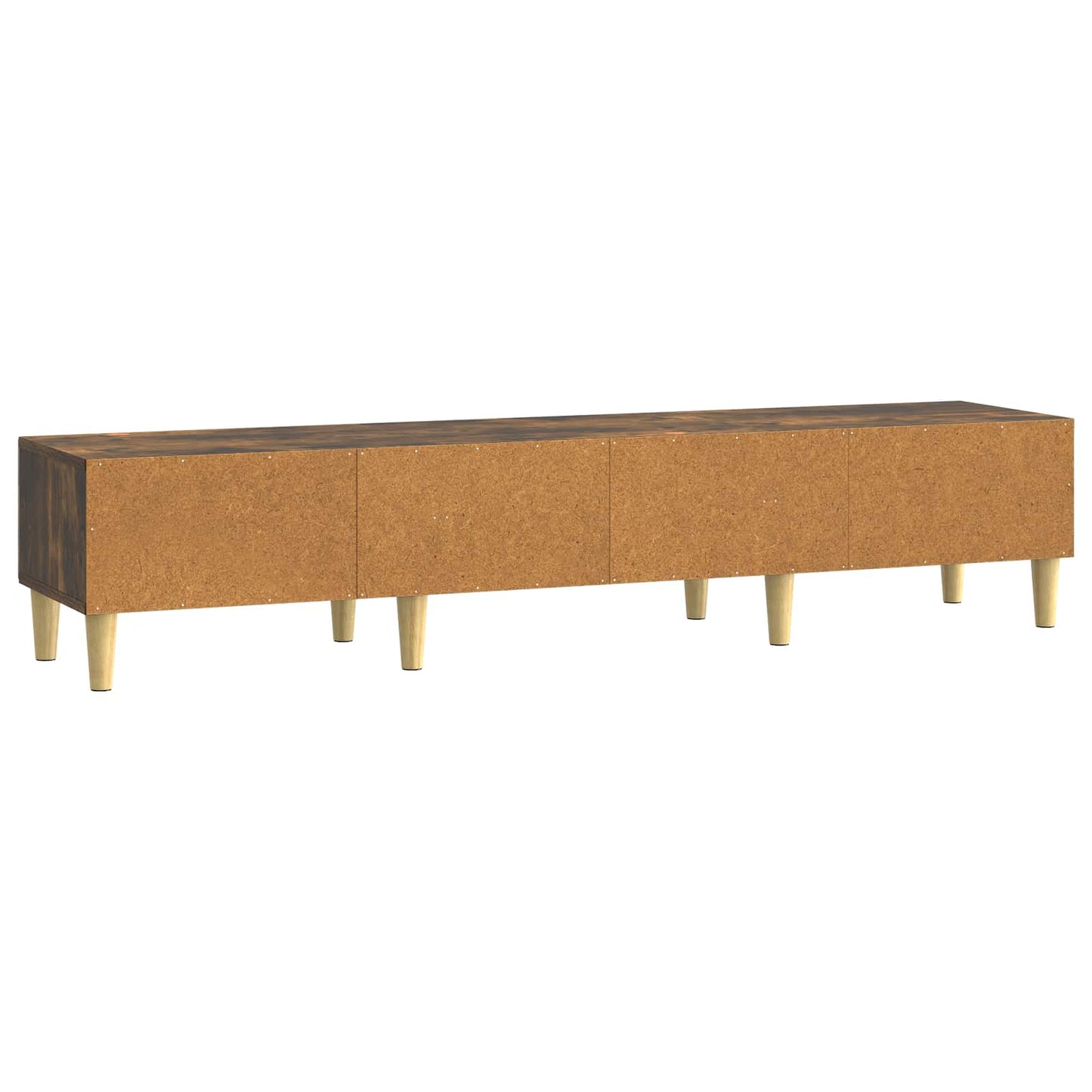 TV-skab med skuffe Røget eg 147 x 34,5 x 30 cm Konstrueret træ