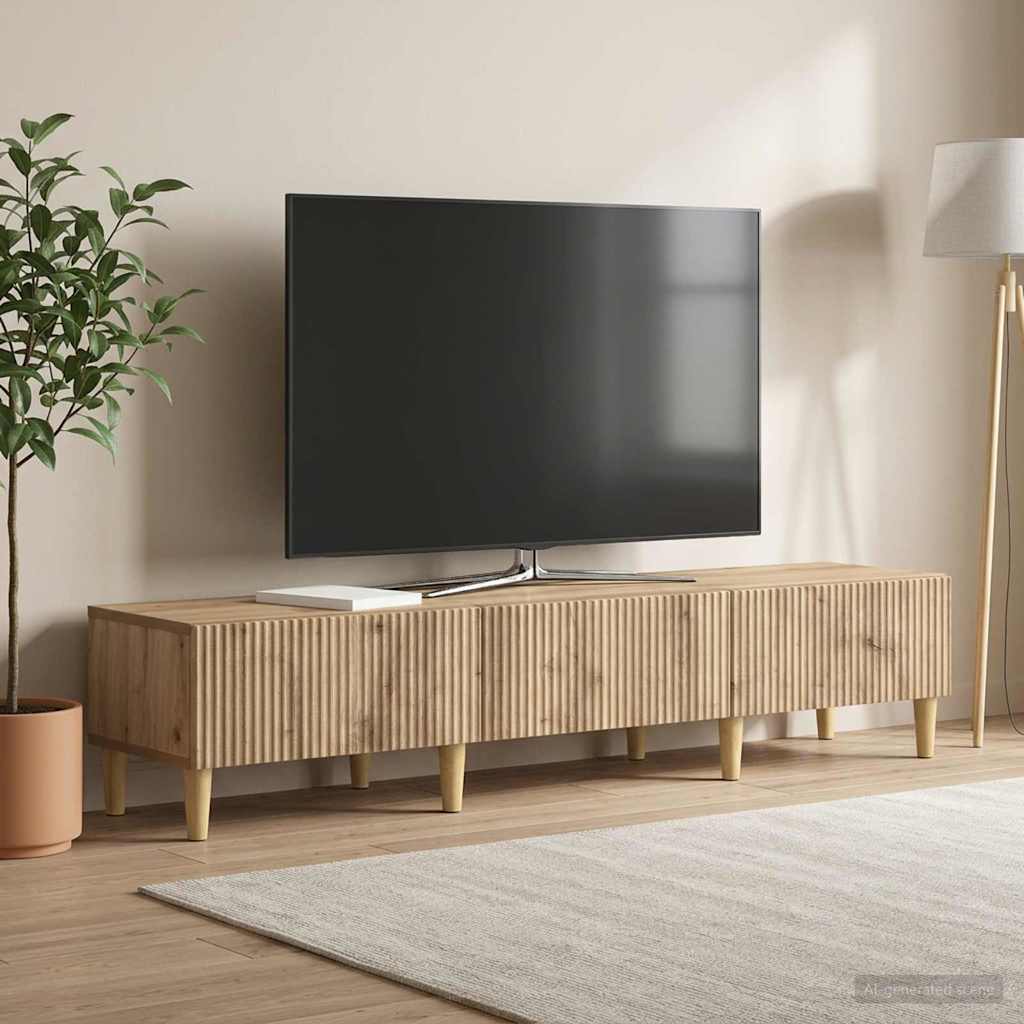 TV-skab Artisan-eg 147 x 34,5 x 30 cm Konstrueret træ