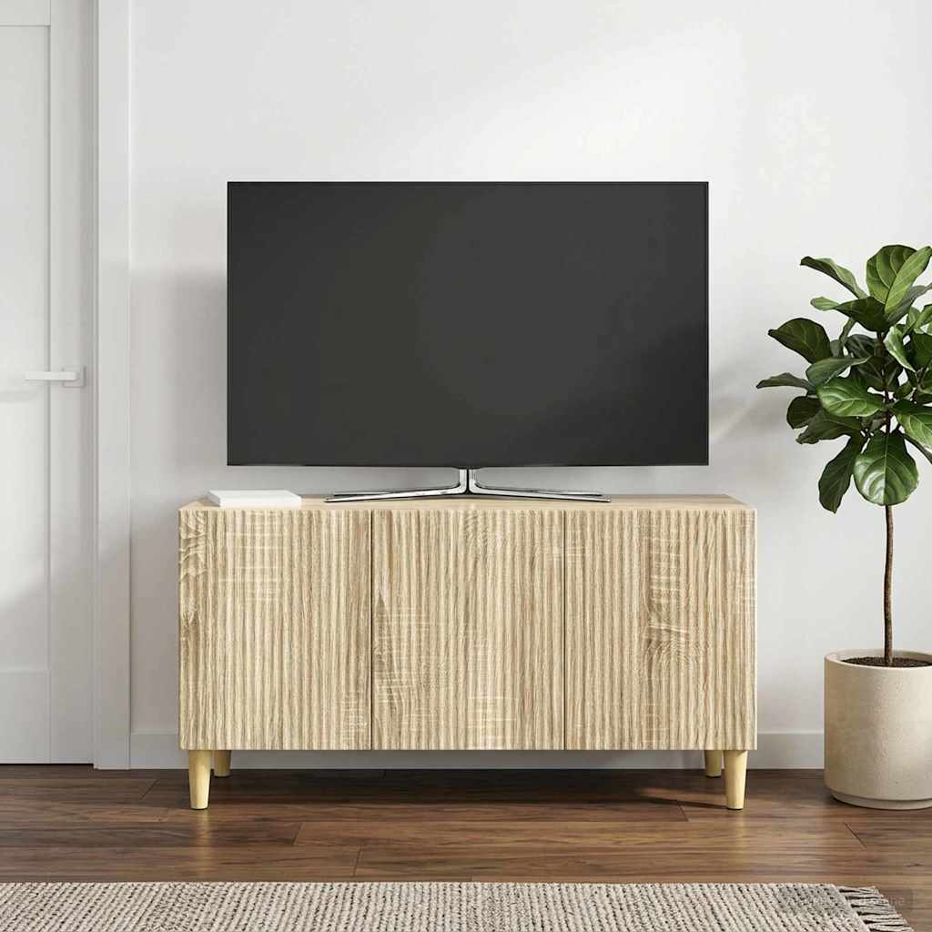 TV-skab Sonoma-eg 99 x 34,5 x 50 cm Konstrueret træ