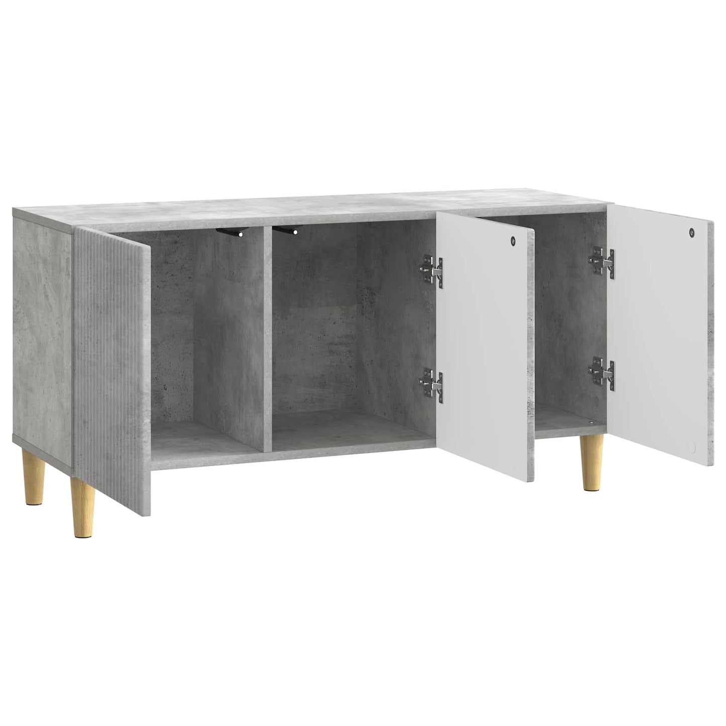 TV-skab Betongrå 99 x 34,5 x 50 cm Konstrueret træ