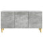 TV-skab Betongrå 99 x 34,5 x 50 cm Konstrueret træ
