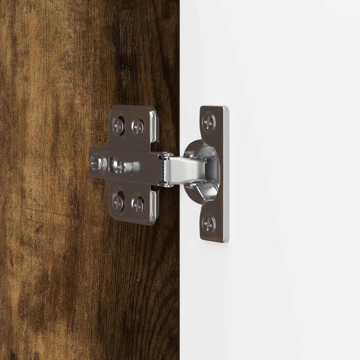 TV-skab Røget eg 99 x 34,5 x 50 cm Konstrueret træ