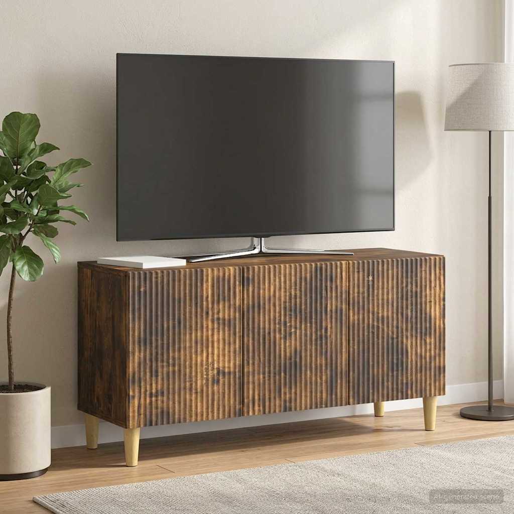 TV-skab Røget eg 99 x 34,5 x 50 cm Konstrueret træ