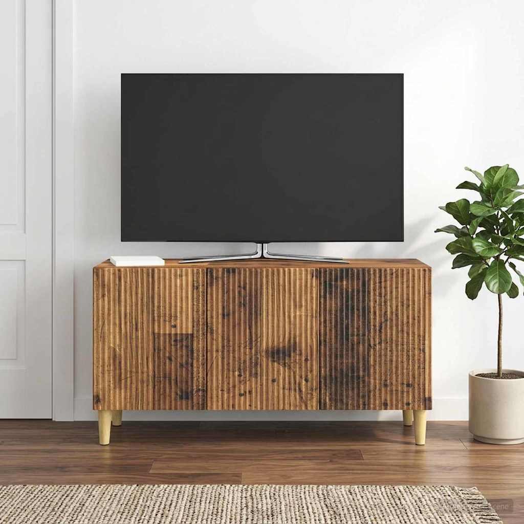 TV-skab Gammelt træ 99 x 34,5 x 50 cm Konstrueret træ