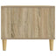 Sofabord Sonoma-eg 90 x 50 x 40 cm Konstrueret træ