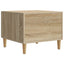 Sofabord med skuffe Sonoma-eg 49 x 50 x 40 cm Konstrueret træ