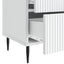 Natskab 2 pcs Hvid 43 x 34,5 x 47,5 cm Konstrueret træ