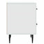 Natskab 2 pcs Hvid 43 x 34,5 x 47,5 cm Konstrueret træ