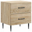Natskab 2 pcs Sonoma-eg 43 x 34,5 x 47,5 cm Konstrueret træ