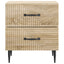 Natskab 2 pcs Sonoma-eg 43 x 34,5 x 47,5 cm Konstrueret træ