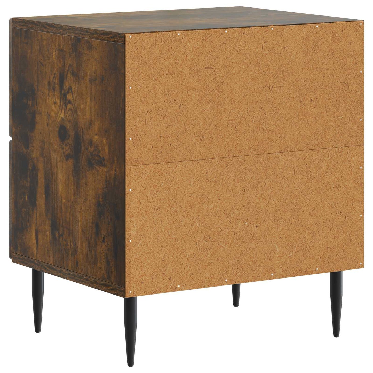 Natskab 2 pcs Røget eg 43 x 34,5 x 47,5 cm Konstrueret træ