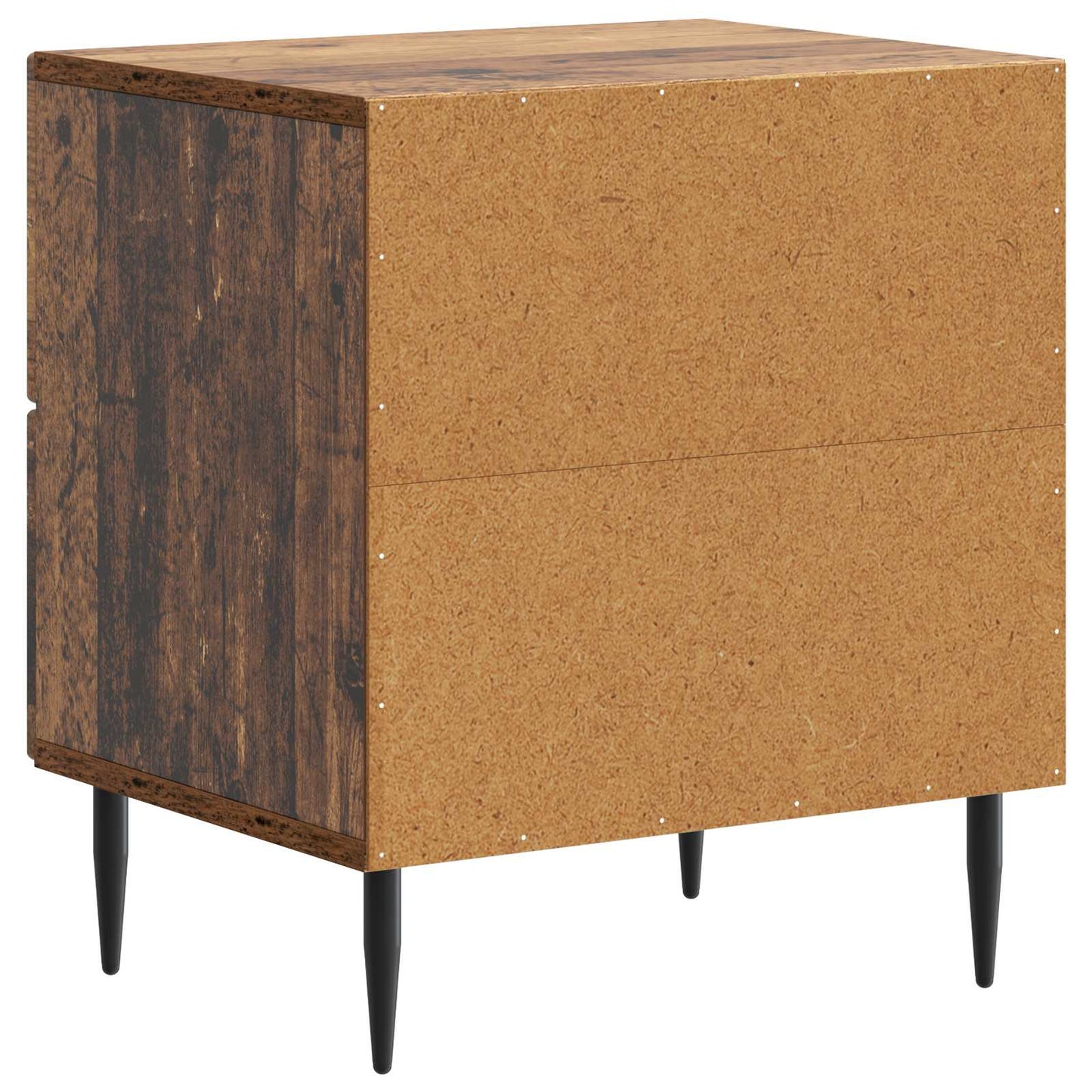 Natskab 2 pcs Gammelt træ 43 x 34,5 x 47,5 cm Konstrueret træ