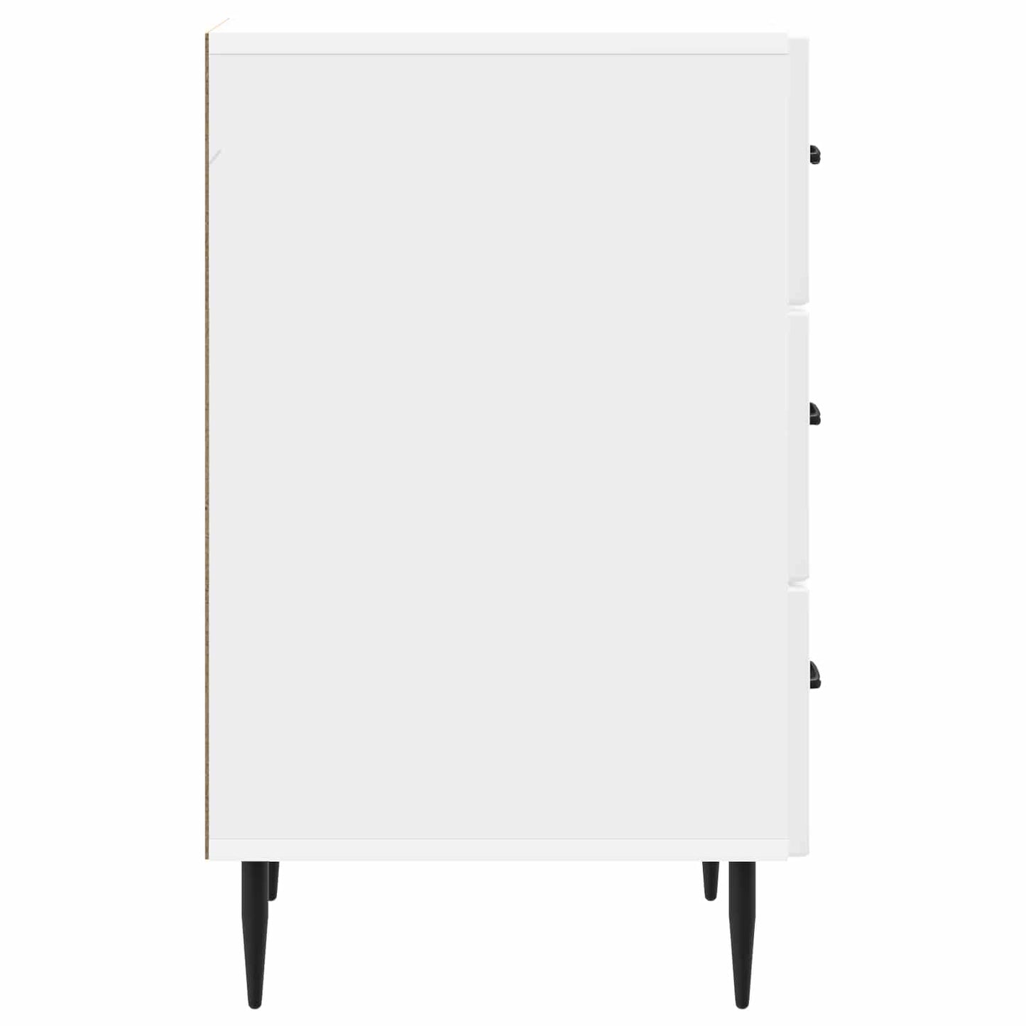 Natskab Hvid højglans 43 x 41 x 66,5 cm Konstrueret træ