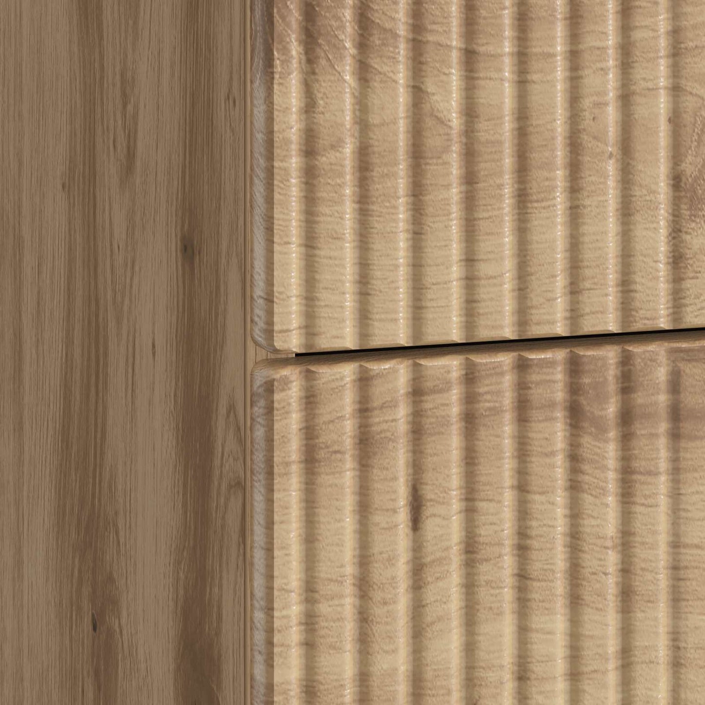 Natskab med skuffe Artisan-eg 43 x 41 x 66,5 cm Konstrueret træ