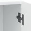 Natskab 2 pcs Hvid 43 x 34,5 x 50 cm Konstrueret træ