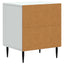 Natskab 2 pcs Hvid 43 x 34,5 x 50 cm Konstrueret træ