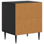 Natskab 2 pcs Sort 43 x 34,5 x 50 cm Konstrueret træ
