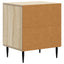 Natskab 2 pcs Sonoma-eg 43 x 34,5 x 50 cm Konstrueret træ