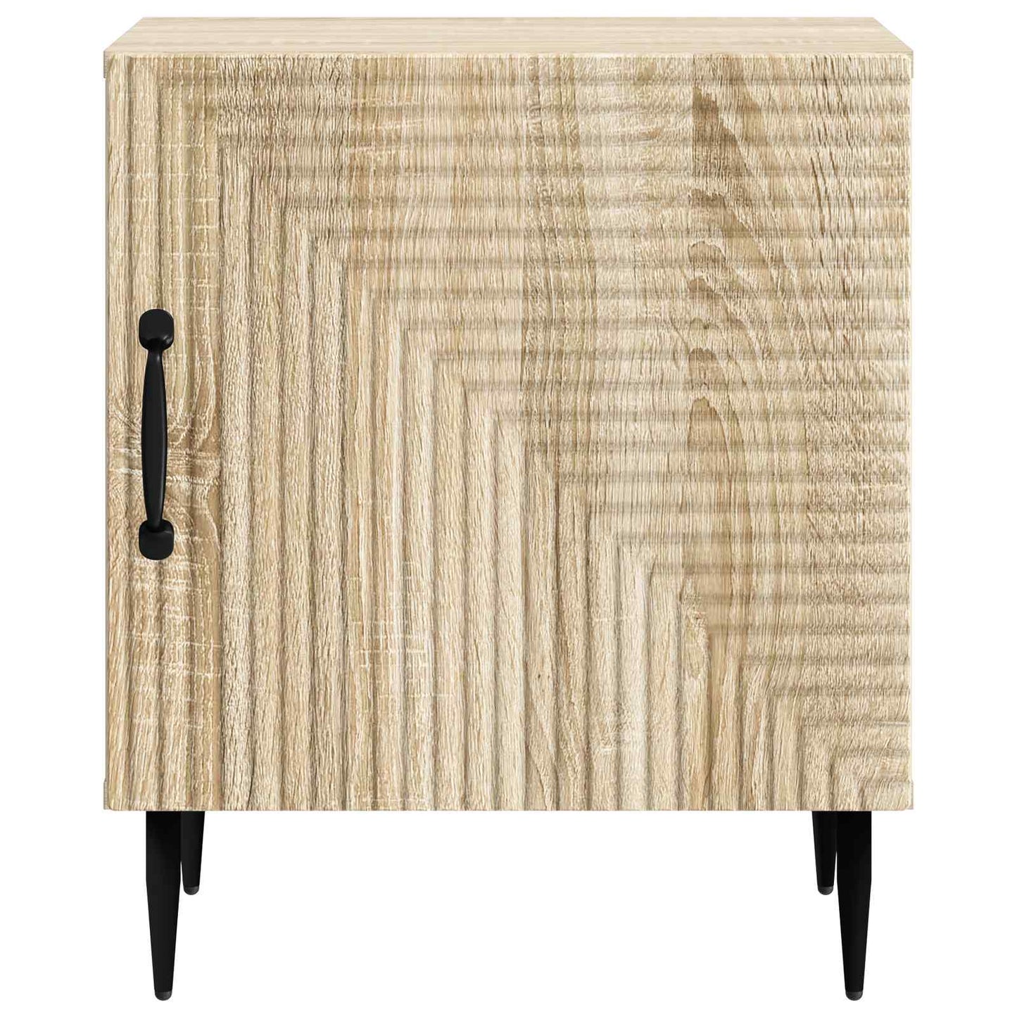 Natskab 2 pcs Sonoma-eg 43 x 34,5 x 50 cm Konstrueret træ