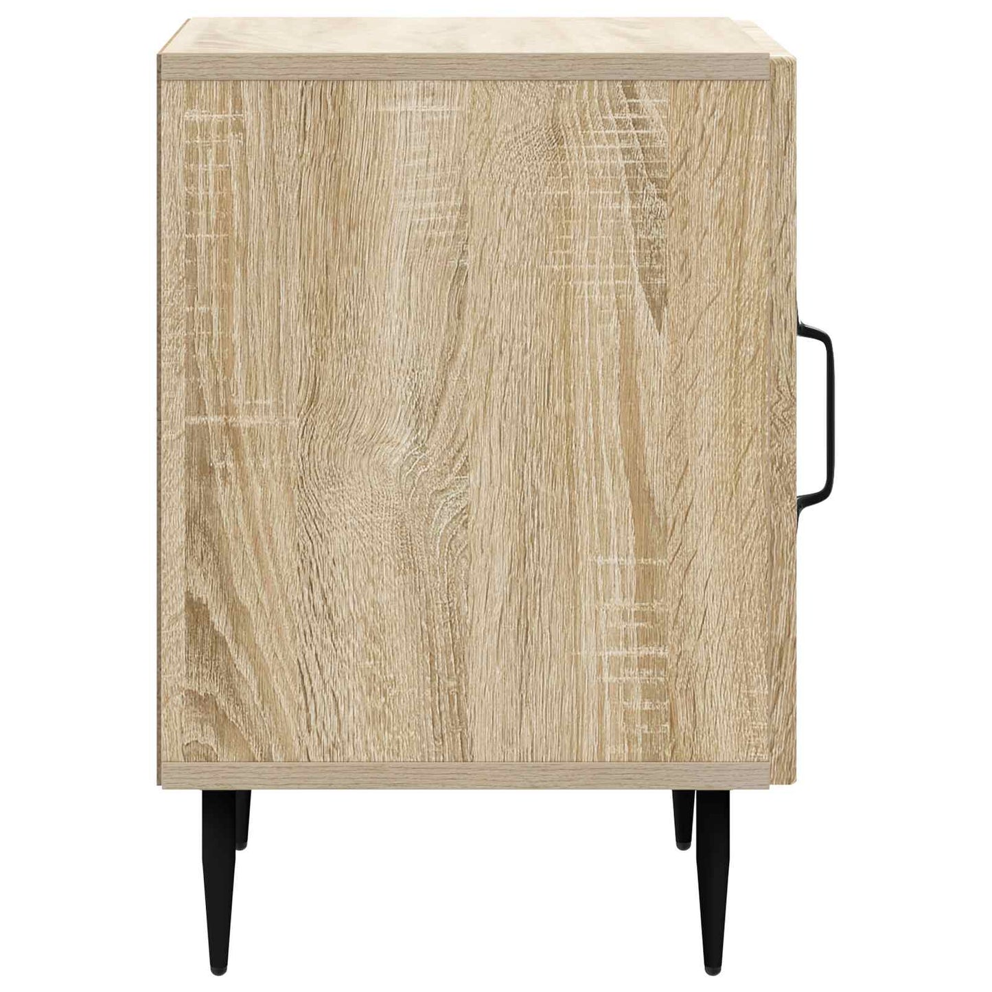 Natskab 2 pcs Sonoma-eg 43 x 34,5 x 50 cm Konstrueret træ