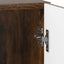 Natskab 2 pcs Røget eg 43 x 34,5 x 50 cm Konstrueret træ