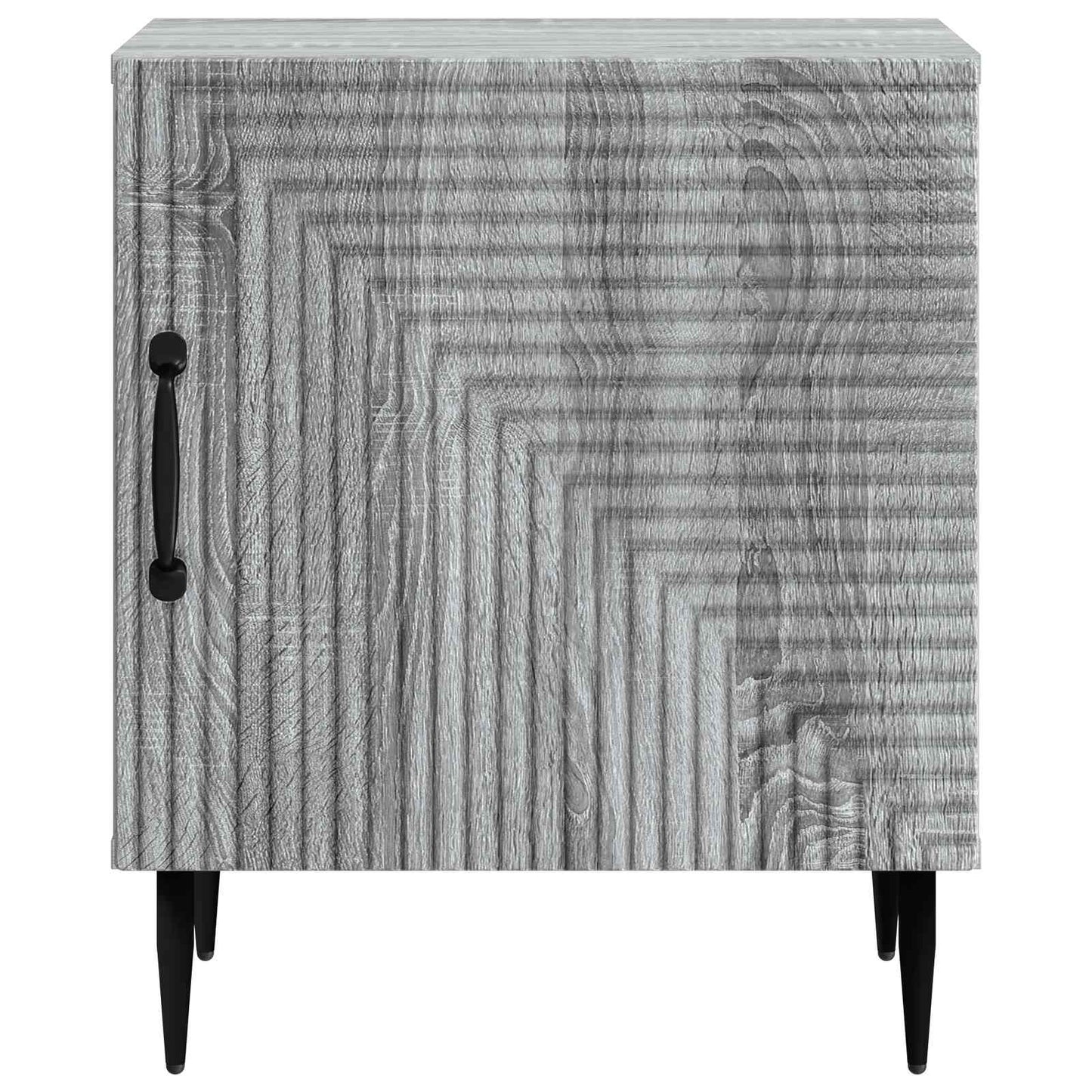 Natskab 2 stk. Grå sonoma-eg 43 x 34,5 x 50 cm Konstrueret træ