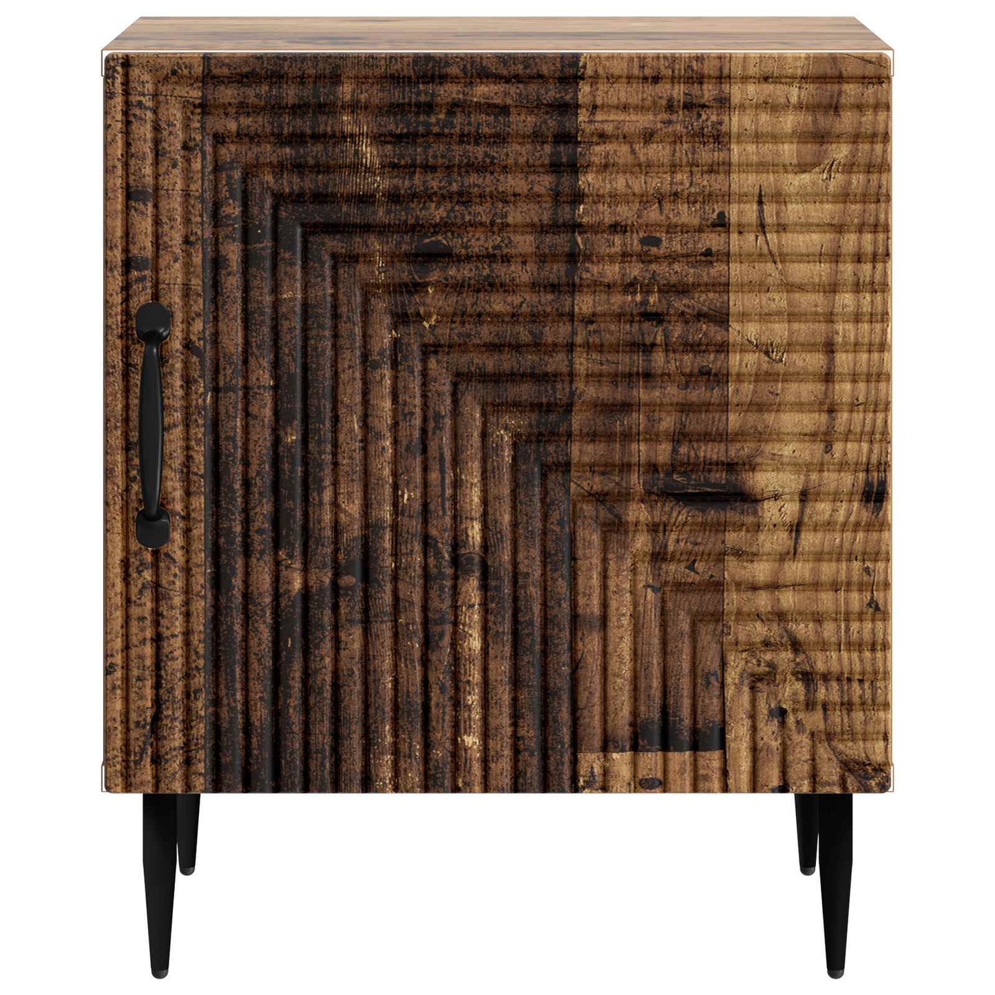 Natskab 2 stk. Gammelt træ 43 x 34,5 x 50 cm Konstrueret træ