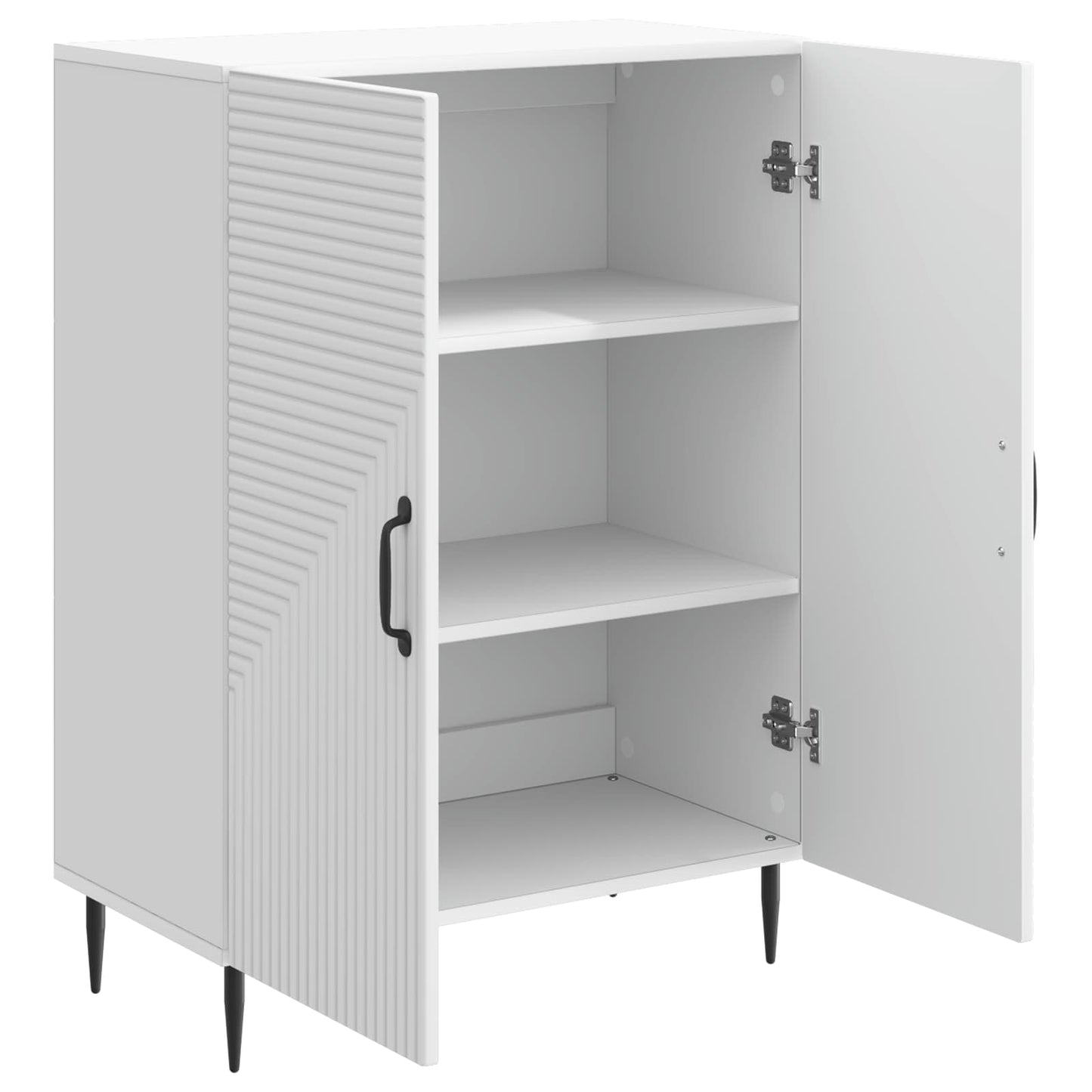 Sideboard Hvid 66 x 34,5 x 89,5 cm Konstrueret træ