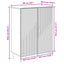 Sideboard Gammelt træ 66 x 34,5 x 89,5 cm Konstrueret træ