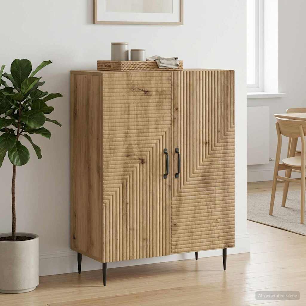 Sideboard Artisan-eg 66 x 34,5 x 89,5 cm Konstrueret træ