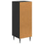 Sideboard Sort 33 x 34,5 x 89,5 cm Konstrueret træ