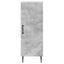 Sideboard Betongrå 33 x 34,5 x 89,5 cm Konstrueret træ