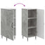 Sideboard Betongrå 33 x 34,5 x 89,5 cm Konstrueret træ