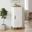 Sideboard Hvid højglans 33 x 34,5 x 89,5 cm Konstrueret træ