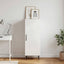 Sideboard Hvid højglans 33 x 34,5 x 89,5 cm Konstrueret træ