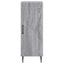 Sideboard Grå sonoma-eg 33 x 34,5 x 89,5 cm Konstrueret træ