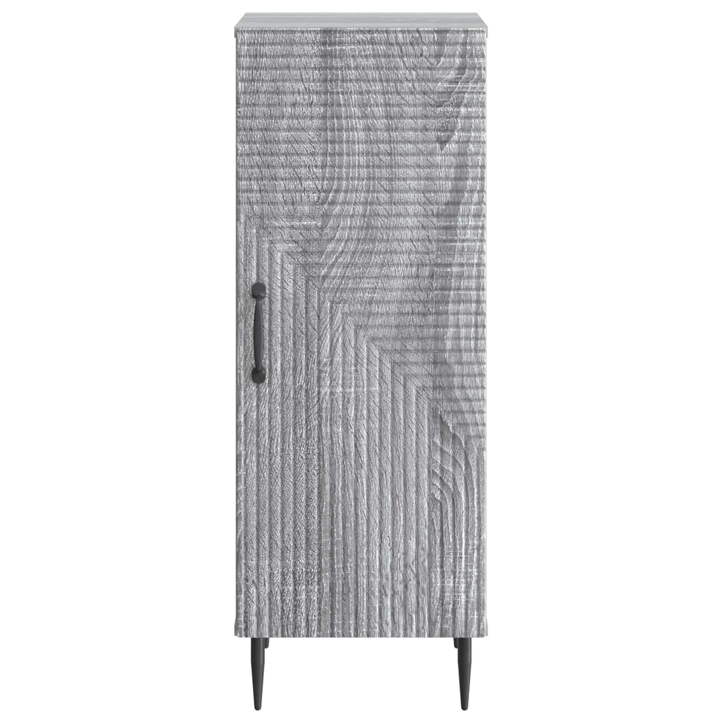 Sideboard Grå sonoma-eg 33 x 34,5 x 89,5 cm Konstrueret træ
